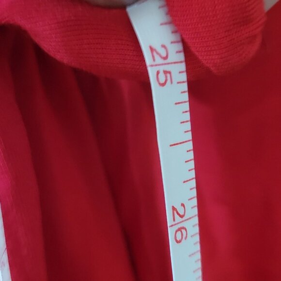 Cherokee Workwear Authentic Scrubs Long-Sleeve Red Top 2XL 95% Rayon 5% Spandex - Picture 7 of 10